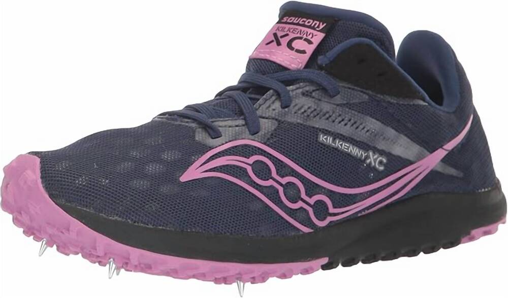NEW SAUCONY women's kilkenny xc 9 cross-country racing shoe in indigo